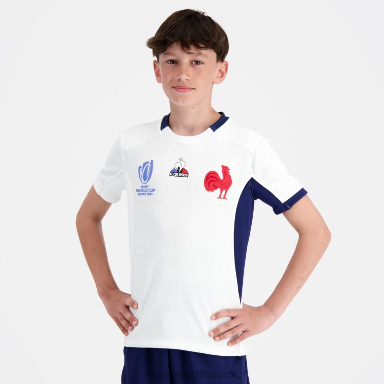 Le Coq Sportif replica jersey xv de france - rugby World Cup 2023 valkoinen lapset 86V2R695 vaatetus