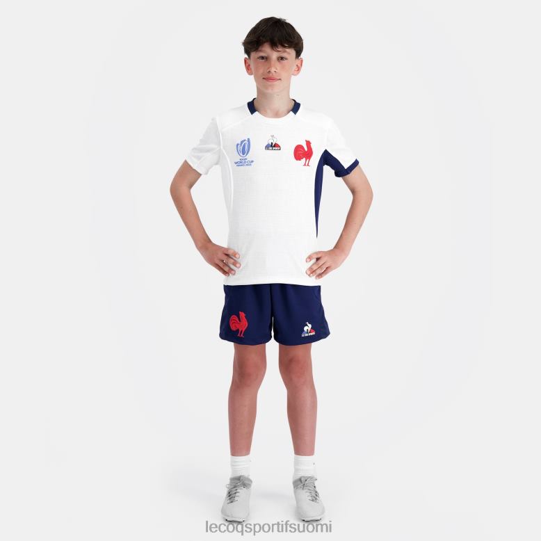Le Coq Sportif replica jersey xv de france - rugby World Cup 2023 valkoinen lapset 86V2R695 vaatetus