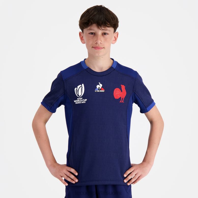 Le Coq Sportif replica jersey xv de france - rugbyn maailmancup 2023 sininen lapset 86V2R694 vaatetus