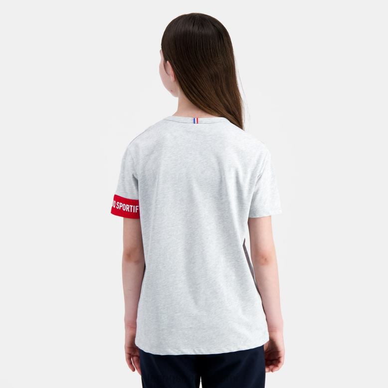 Le Coq Sportif t-paita harmaa lapset 86V2R384 vaatetus