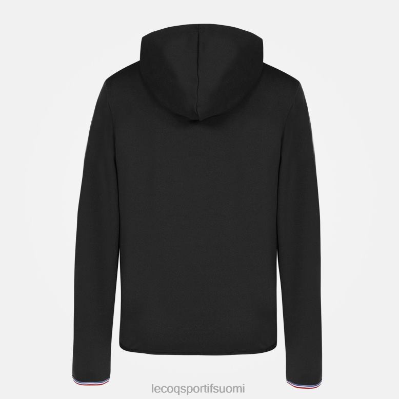 Le Coq Sportif musta hupullinen pusero vetoketjulla lapset 86V2R400 vaatetus
