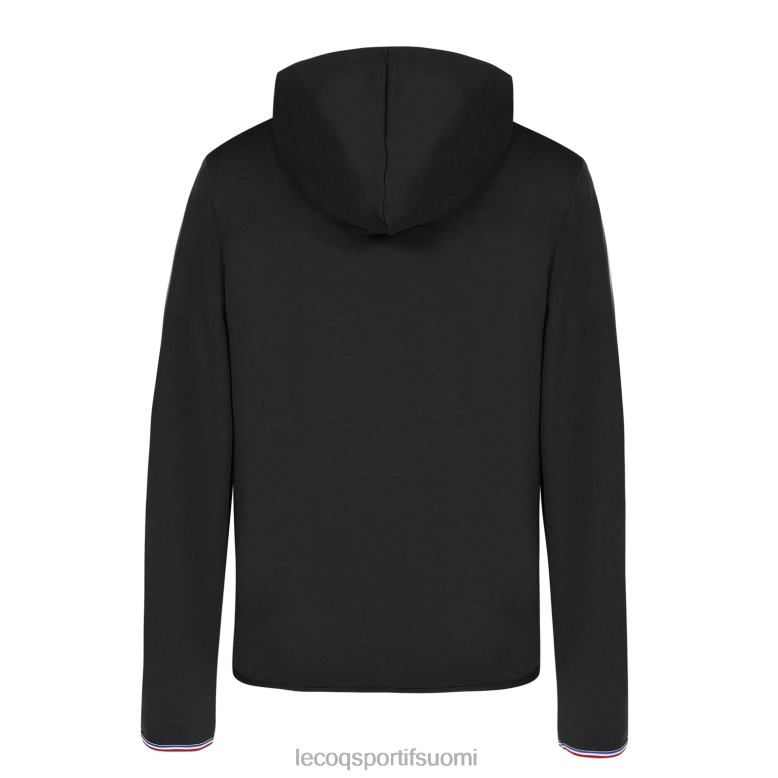 Le Coq Sportif musta hupullinen pusero vetoketjulla lapset 86V2R400 vaatetus
