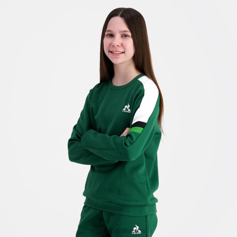 Le Coq Sportif villapaita vihreä lapset 86V2R392 vaatetus