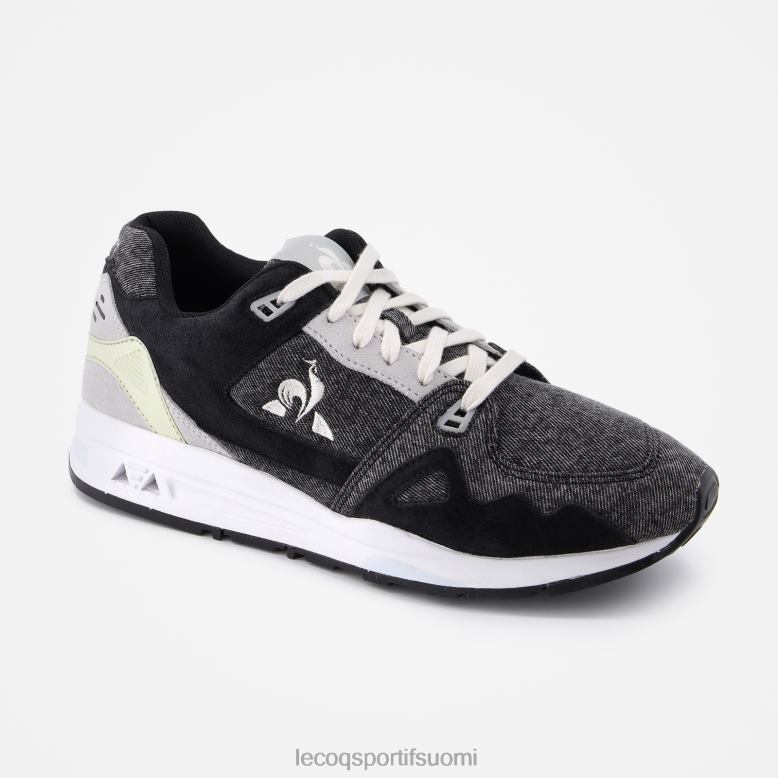 Le Coq Sportif kenkä lcs r1000 denim musta miehet 86V2R531 kenkiä
