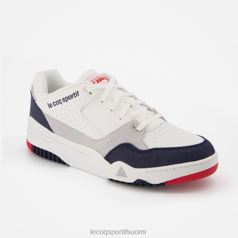 Le Coq Sportif kenkä dynactif t1000 tricolore denim valkoinen miehet 86V2R271 kenkiä