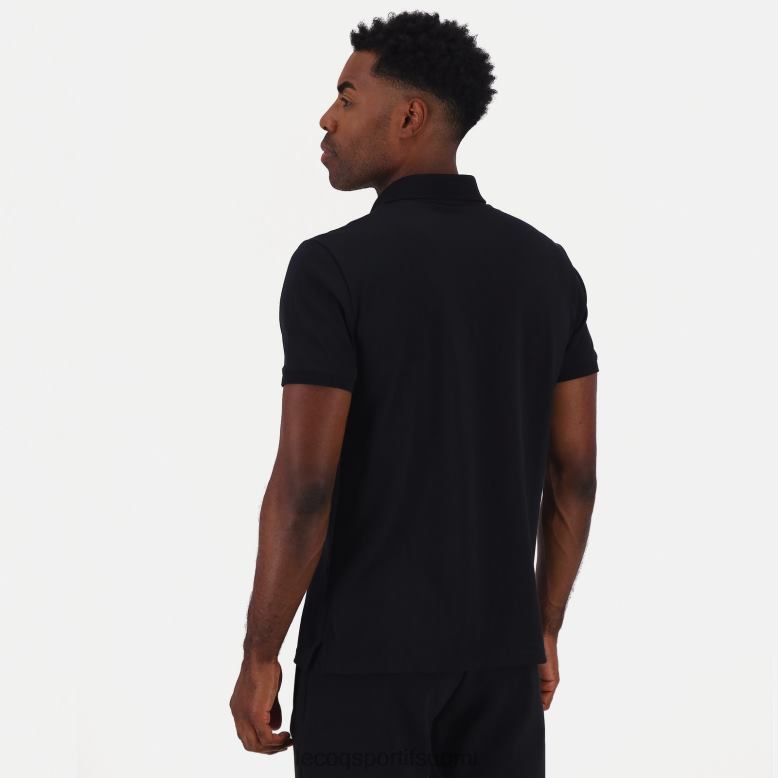 Le Coq Sportif poolo musta miehet 86V2R129 vaatetus