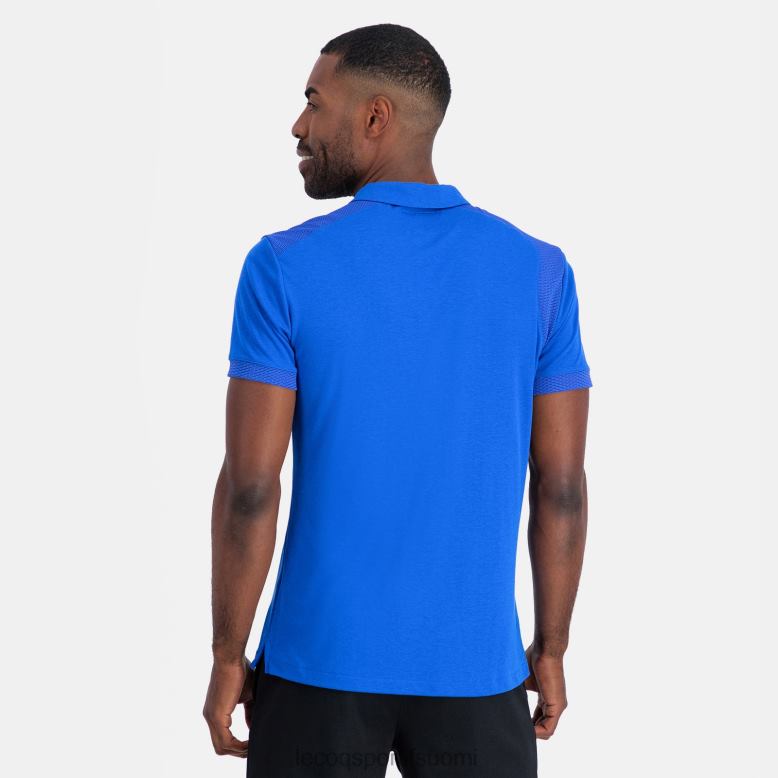 Le Coq Sportif poolo sininen miehet 86V2R131 vaatetus