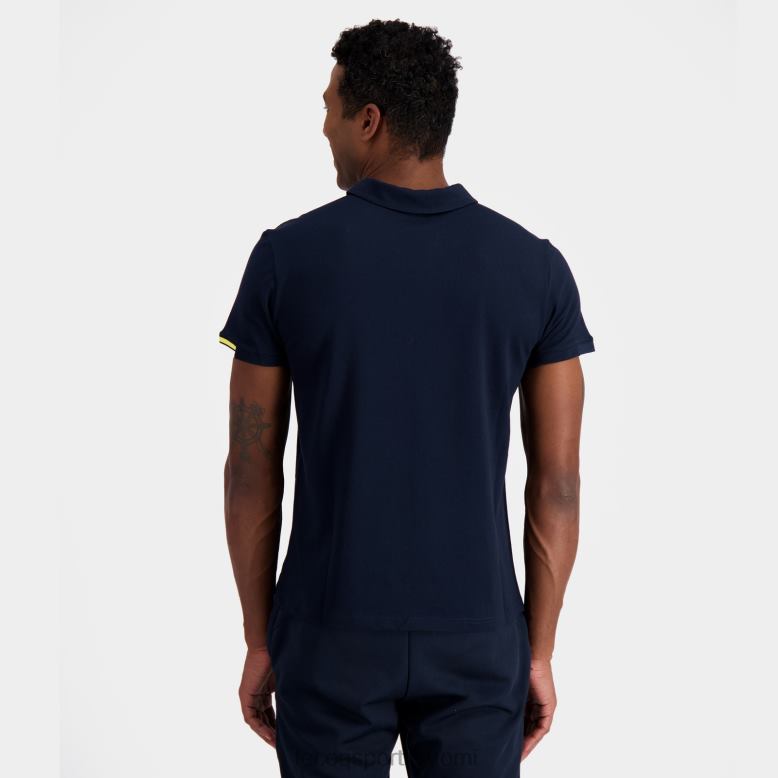 Le Coq Sportif poolo sininen miehet 86V2R133 vaatetus