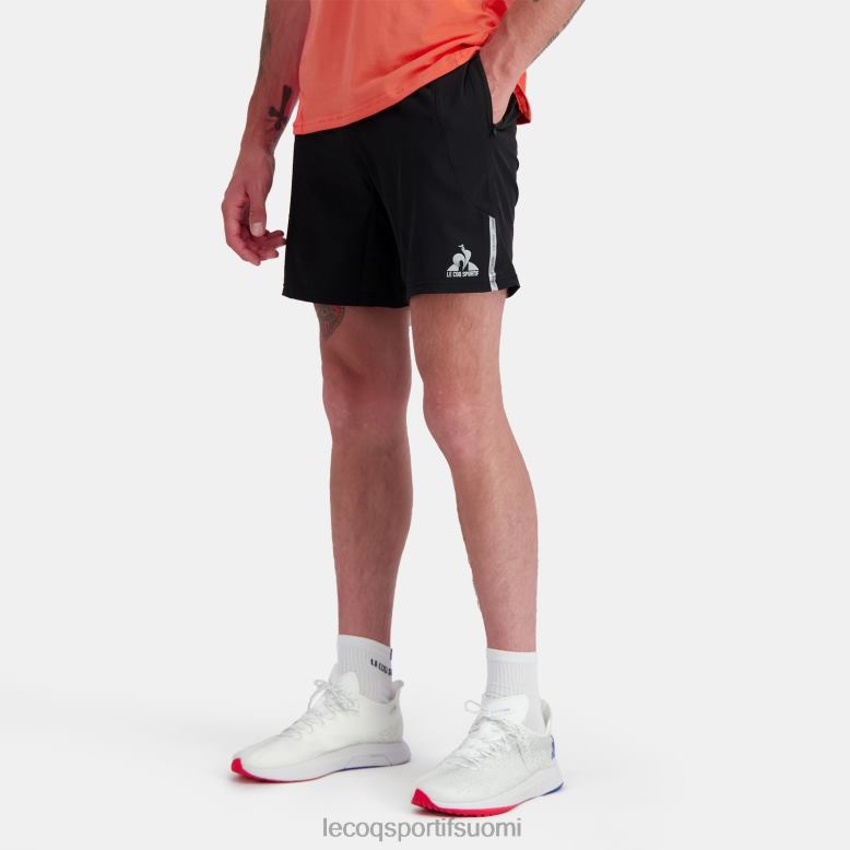 Le Coq Sportif shortsit mustat miehet 86V2R237 vaatetus