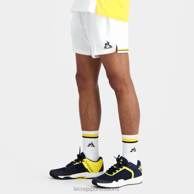 Le Coq Sportif shortsit valkoiset miehet 86V2R230 vaatetus
