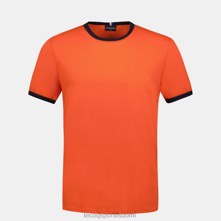 Le Coq Sportif muoti t-paita oranssi miehet 86V2R151 vaatetus