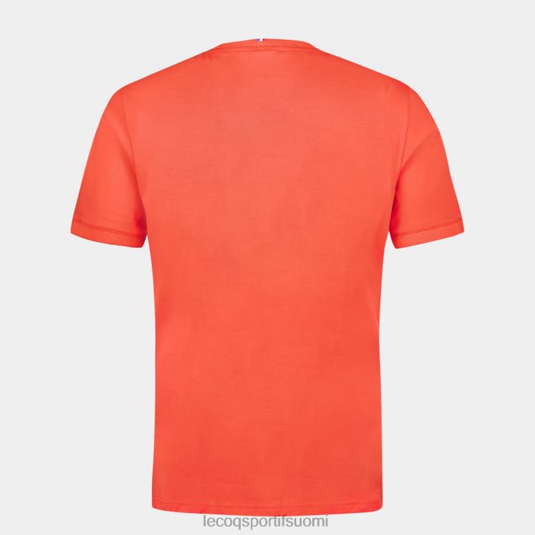 Le Coq Sportif muoti t-paita oranssi miehet 86V2R152 vaatetus