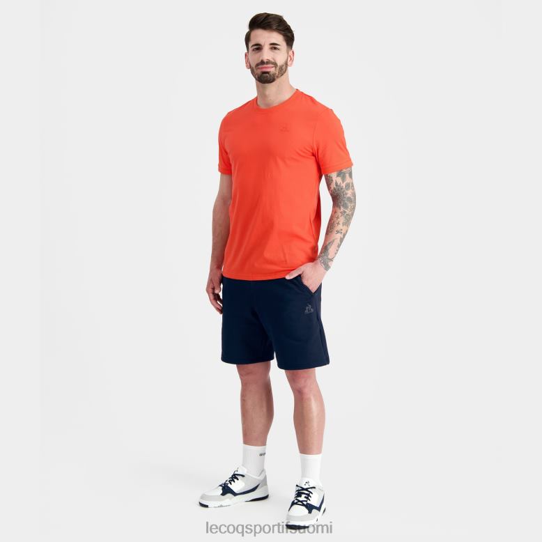 Le Coq Sportif muoti t-paita oranssi miehet 86V2R152 vaatetus