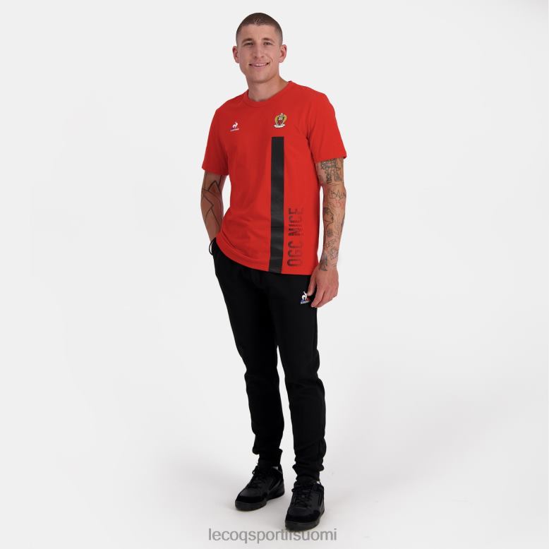 Le Coq Sportif muoti t-paita punainen miehet 86V2R150 vaatetus