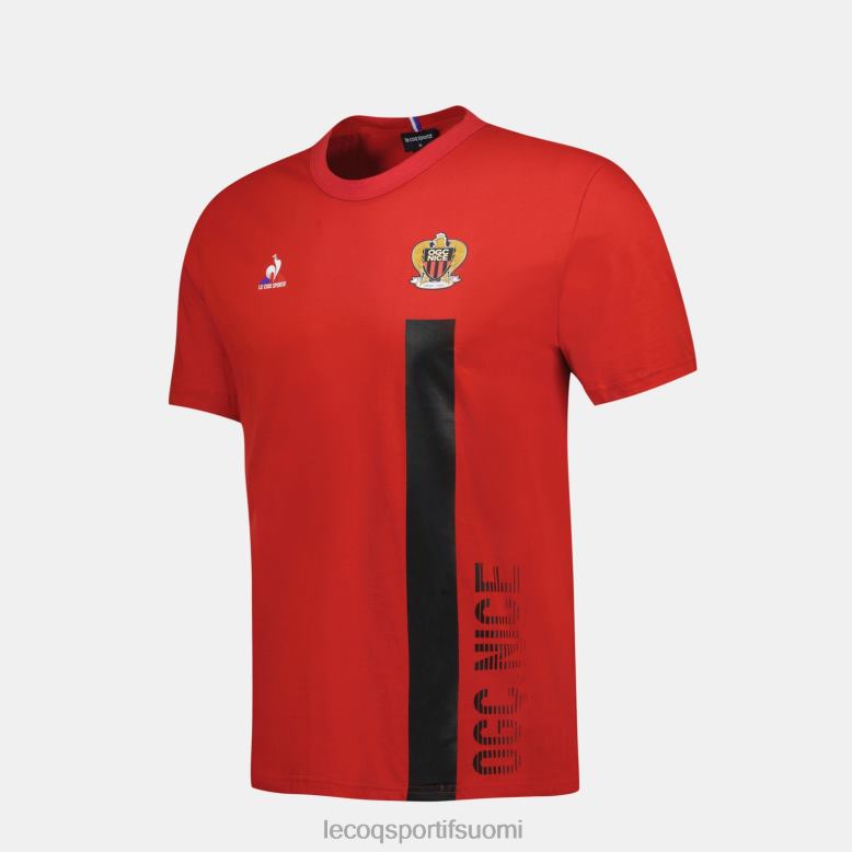 Le Coq Sportif muoti t-paita punainen miehet 86V2R150 vaatetus