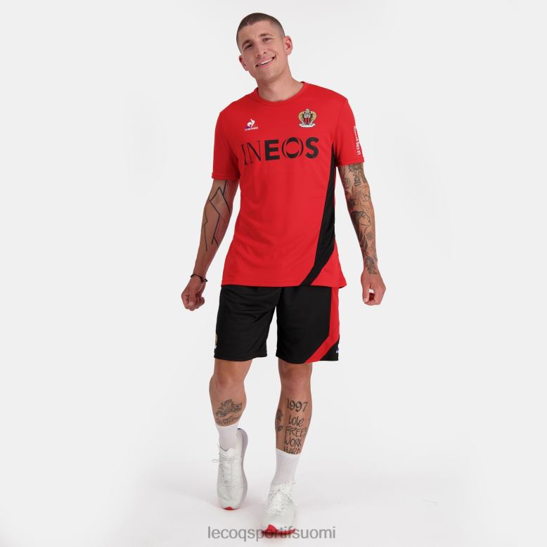 Le Coq Sportif muoti t-paita punainen miehet 86V2R154 vaatetus