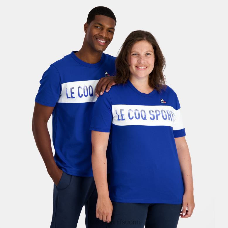 Le Coq Sportif muoti t-paita sininen miehet 86V2R161 vaatetus