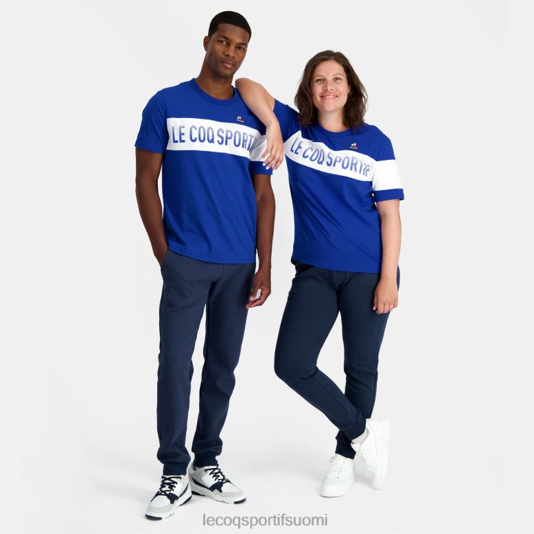 Le Coq Sportif muoti t-paita sininen miehet 86V2R161 vaatetus