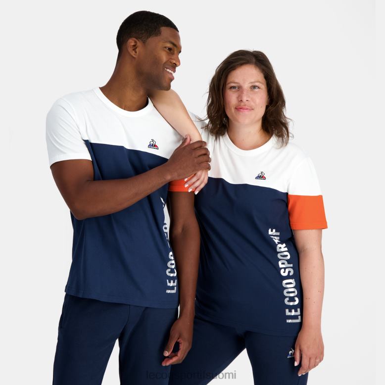 Le Coq Sportif muoti t-paita sininen miehet 86V2R163 vaatetus