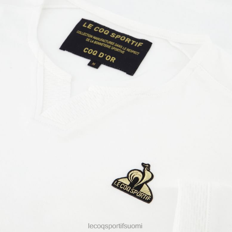 Le Coq Sportif muoti t-paita valkoinen miehet 86V2R147 vaatetus