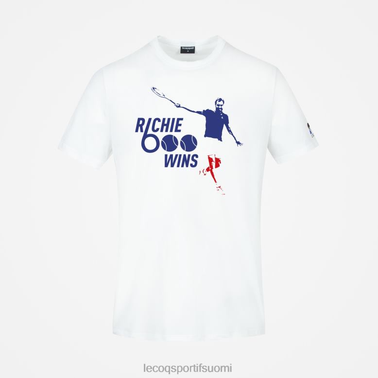Le Coq Sportif muoti t-paita valkoinen miehet 86V2R158 vaatetus