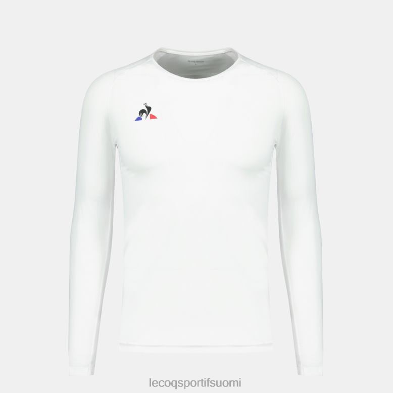 Le Coq Sportif pitkähihainen t-paita valkoinen miehet 86V2R197 vaatetus