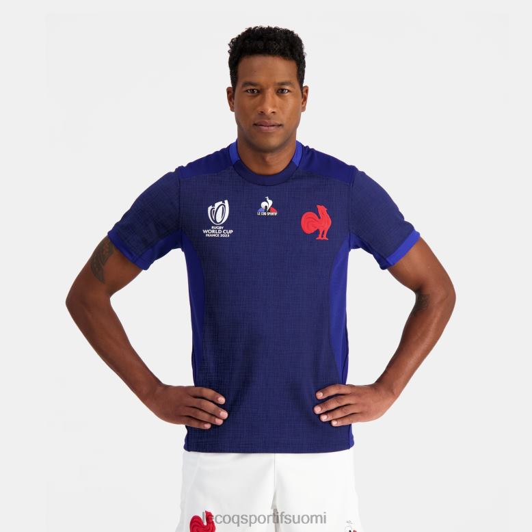 Le Coq Sportif replica jersey xv de france - rugbyn maailmancup 2023 sininen miehet 86V2R692 vaatetus