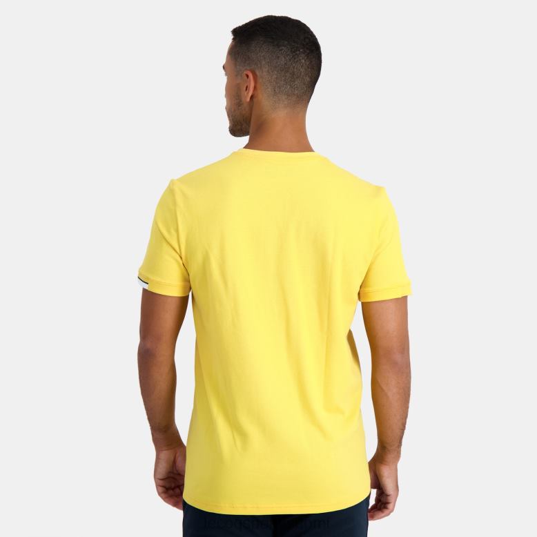 Le Coq Sportif t-paita keltainen miehet 86V2R211 vaatetus