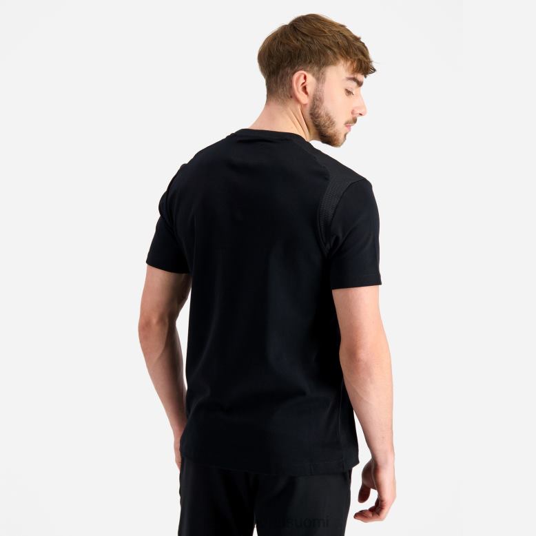 Le Coq Sportif t-paita musta miehet 86V2R185 vaatetus