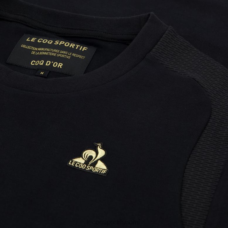 Le Coq Sportif t-paita musta miehet 86V2R185 vaatetus