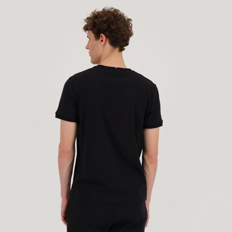 Le Coq Sportif t-paita musta miehet 86V2R195 vaatetus