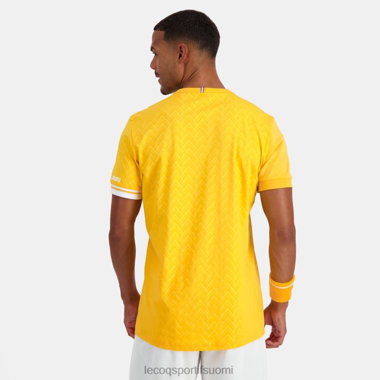 Le Coq Sportif t-paita oranssi miehet 86V2R478 vaatetus