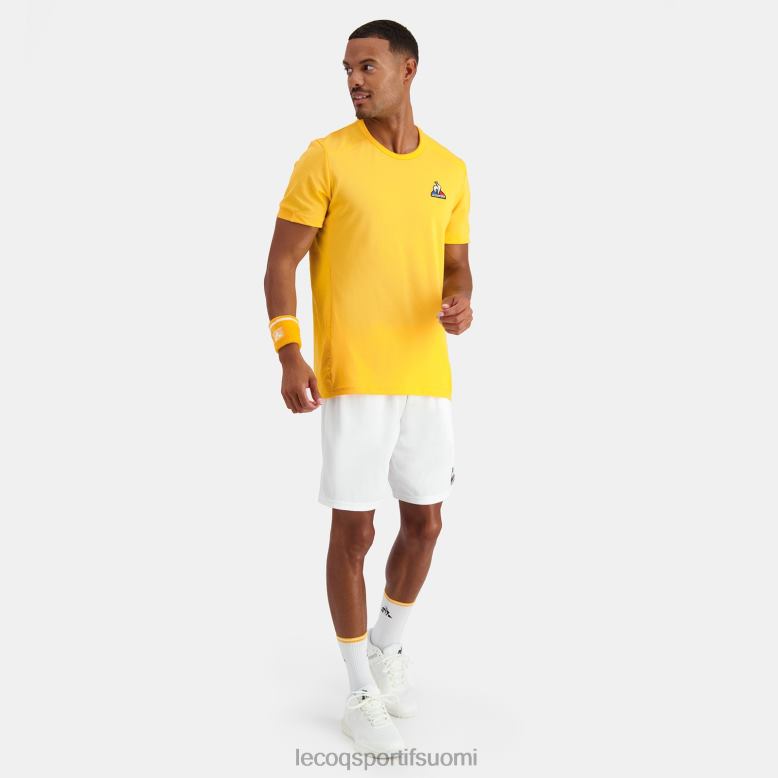 Le Coq Sportif t-paita oranssi miehet 86V2R478 vaatetus