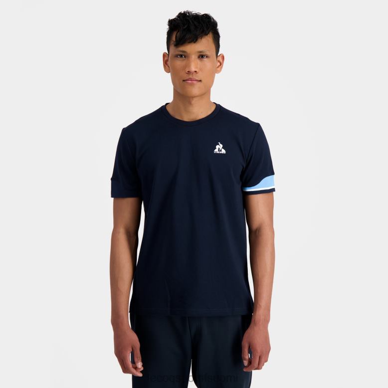 Le Coq Sportif t-paita sininen miehet 86V2R210 vaatetus