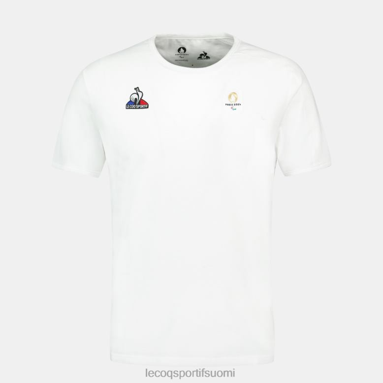 Le Coq Sportif t-paita valkoinen miehet 86V2R486 vaatetus