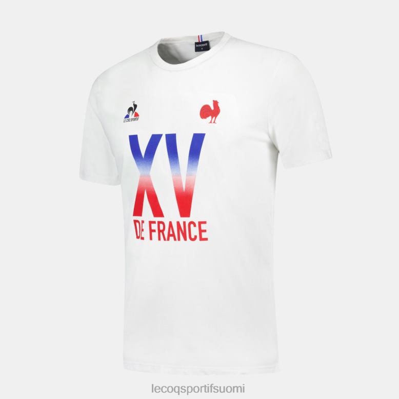 Le Coq Sportif t-paita - xv de france valkoinen miehet 86V2R157 vaatetus