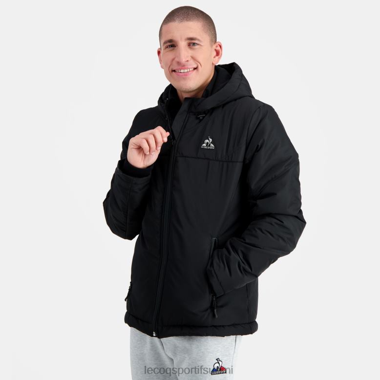 Le Coq Sportif takki musta miehet 86V2R480 vaatetus