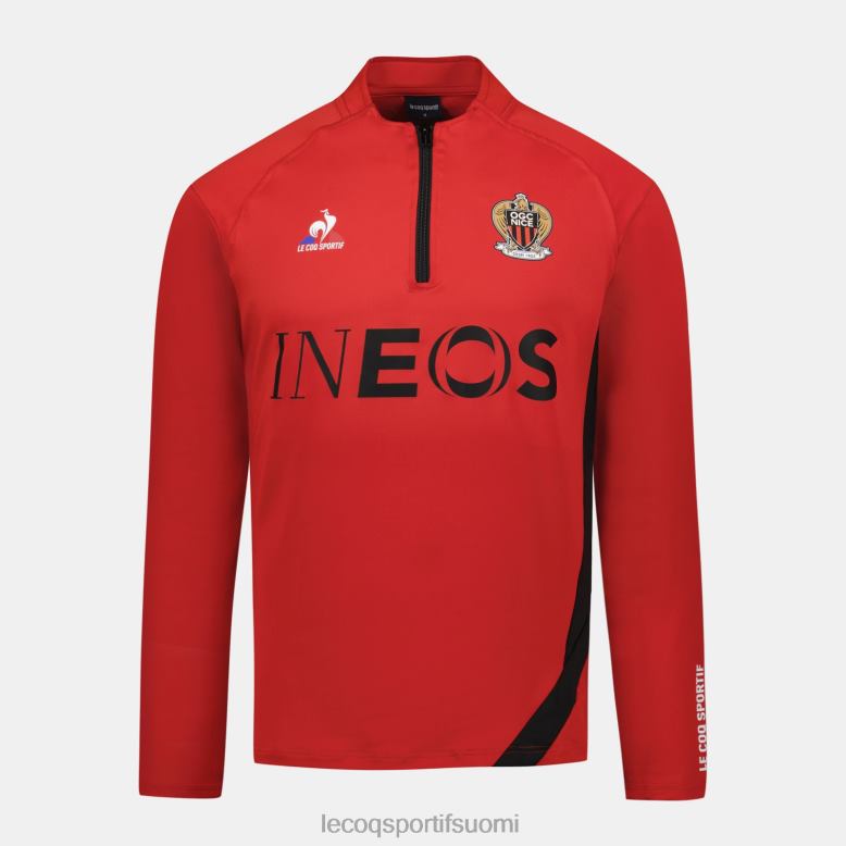 Le Coq Sportif collegepaita punainen miehet 86V2R16 vaatetus