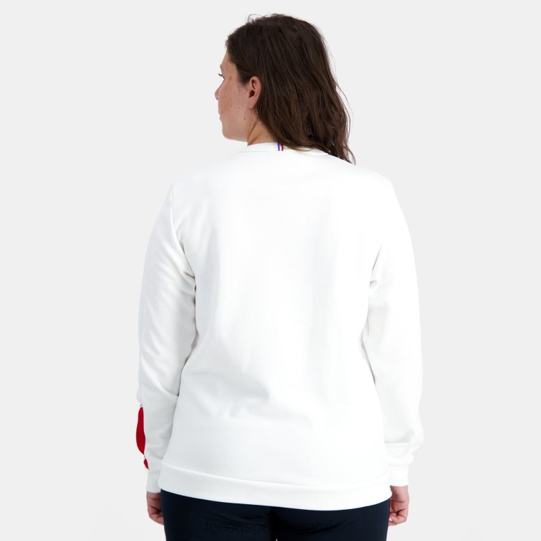 Le Coq Sportif collegepaita valkoinen miehet 86V2R1 vaatetus