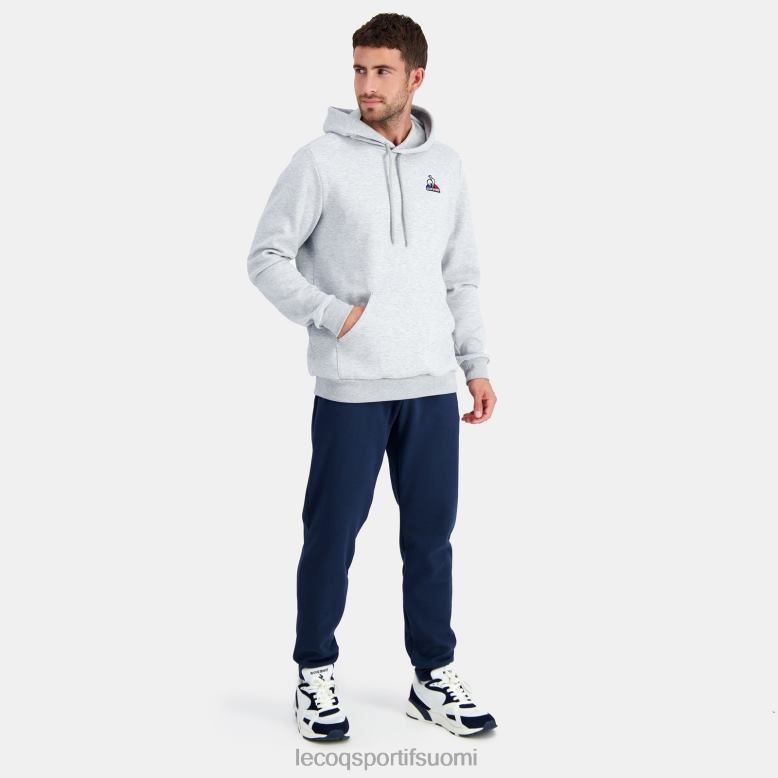 Le Coq Sportif hupullinen collegepaita harmaa miehet 86V2R63 vaatetus