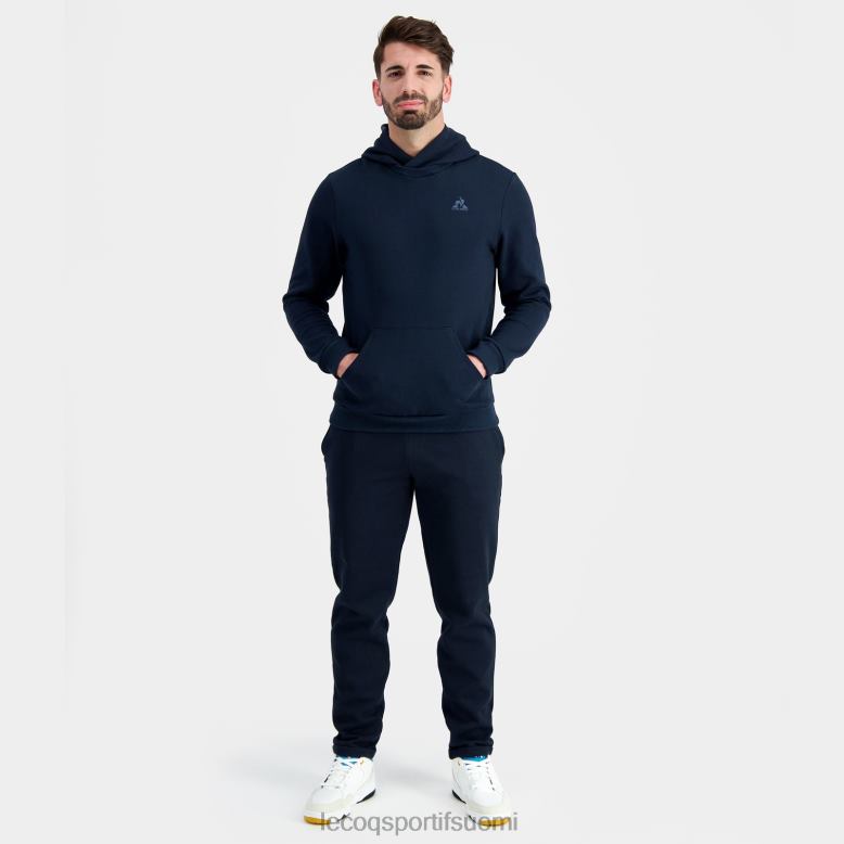 Le Coq Sportif hupullinen collegepaita sininen miehet 86V2R11 vaatetus