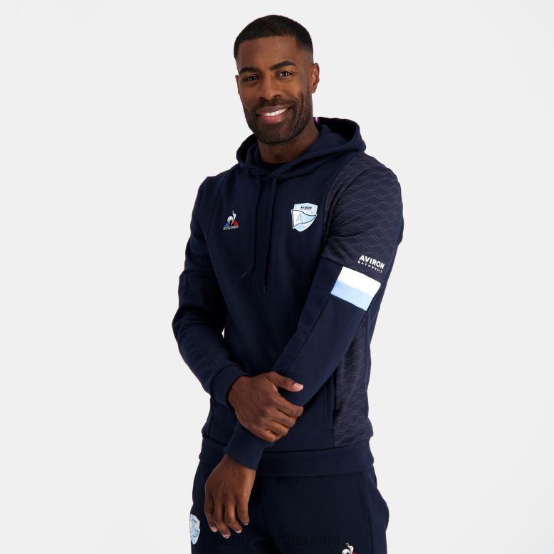 Le Coq Sportif hupullinen collegepaita sininen miehet 86V2R29 vaatetus