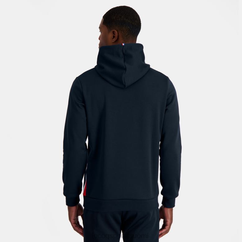 Le Coq Sportif hupullinen collegepaita sininen miehet 86V2R4 vaatetus