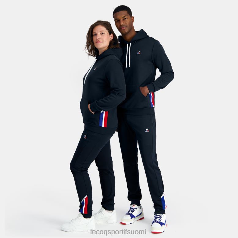 Le Coq Sportif hupullinen collegepaita sininen miehet 86V2R4 vaatetus