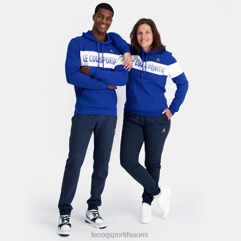 Le Coq Sportif hupullinen collegepaita sininen miehet 86V2R6 vaatetus