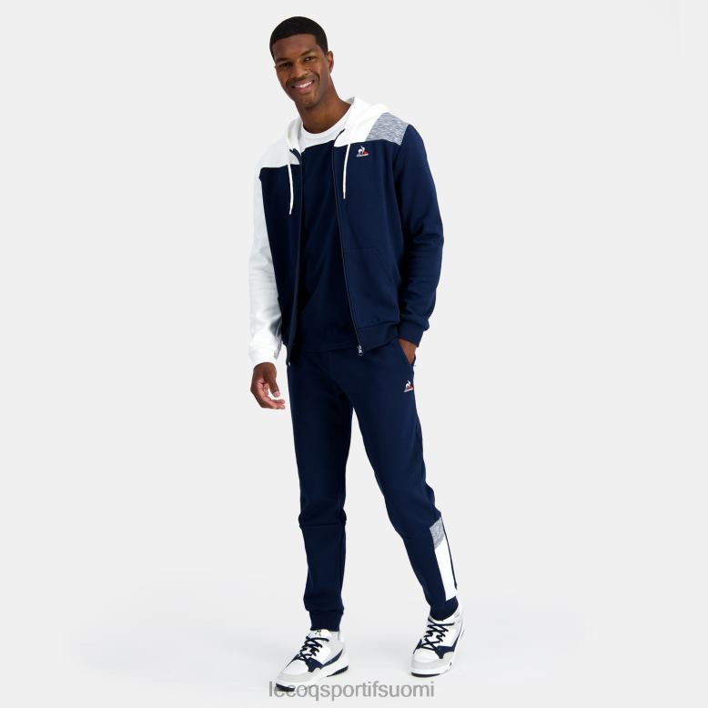 Le Coq Sportif hupullinen villapaita sinisellä vetoketjulla miehet 86V2R22 vaatetus