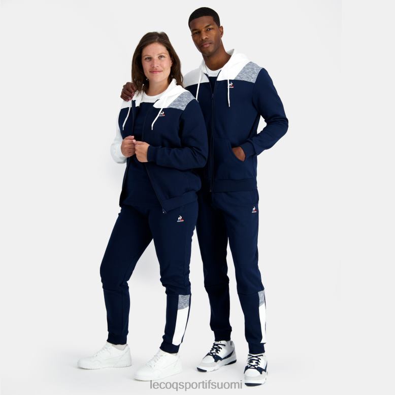 Le Coq Sportif hupullinen villapaita sinisellä vetoketjulla miehet 86V2R22 vaatetus