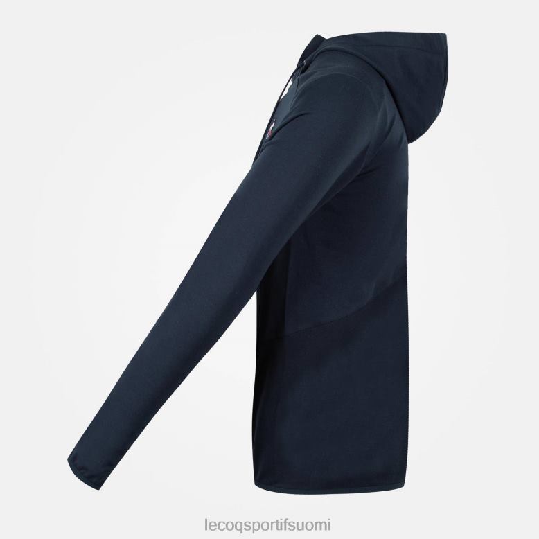 Le Coq Sportif hupullinen villapaita sinisellä vetoketjulla miehet 86V2R490 vaatetus