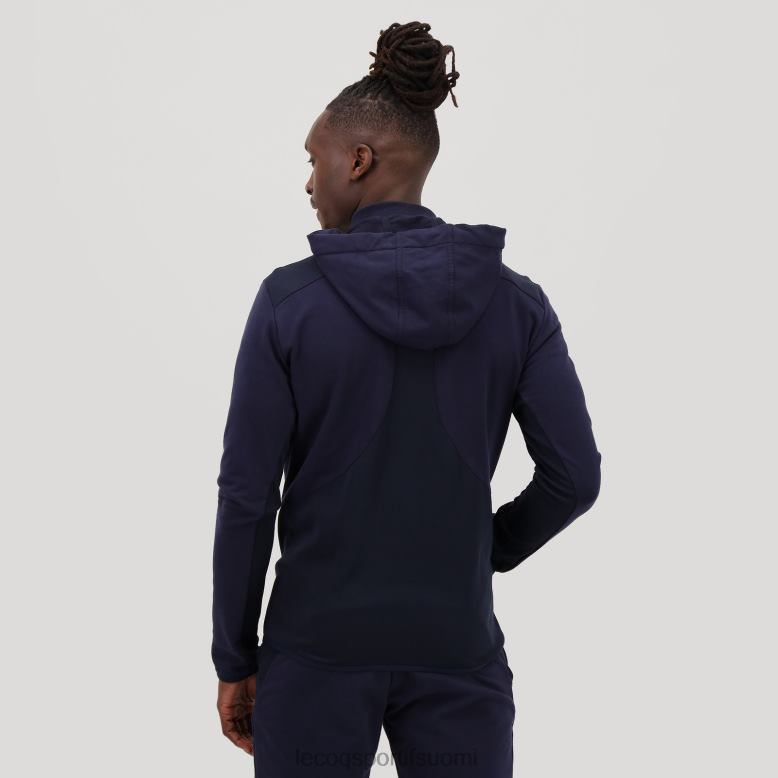 Le Coq Sportif hupullinen villapaita sinisellä vetoketjulla miehet 86V2R490 vaatetus