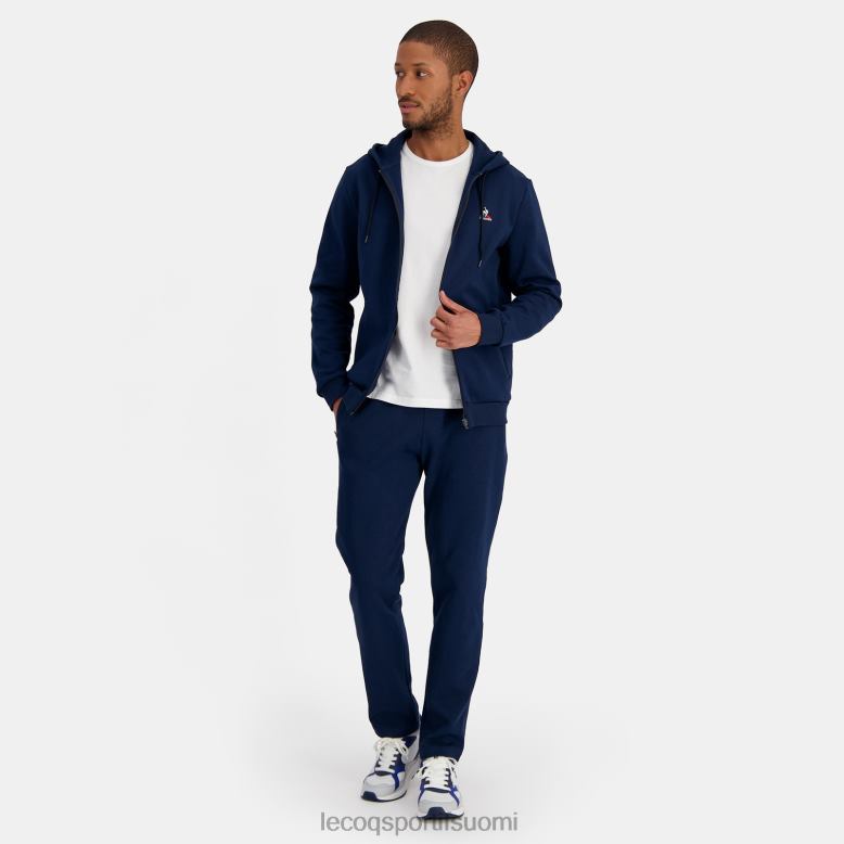 Le Coq Sportif hupullinen villapaita sinisellä vetoketjulla miehet 86V2R49 vaatetus